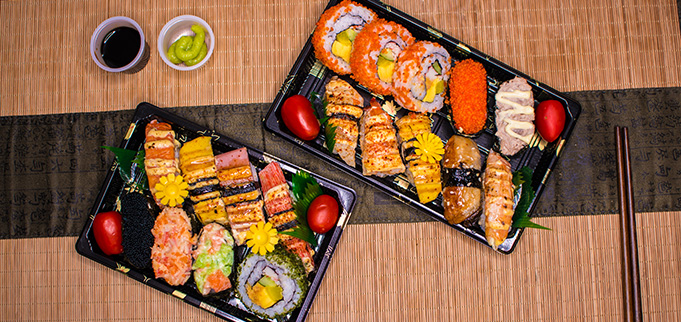Plastic Sushi Tray